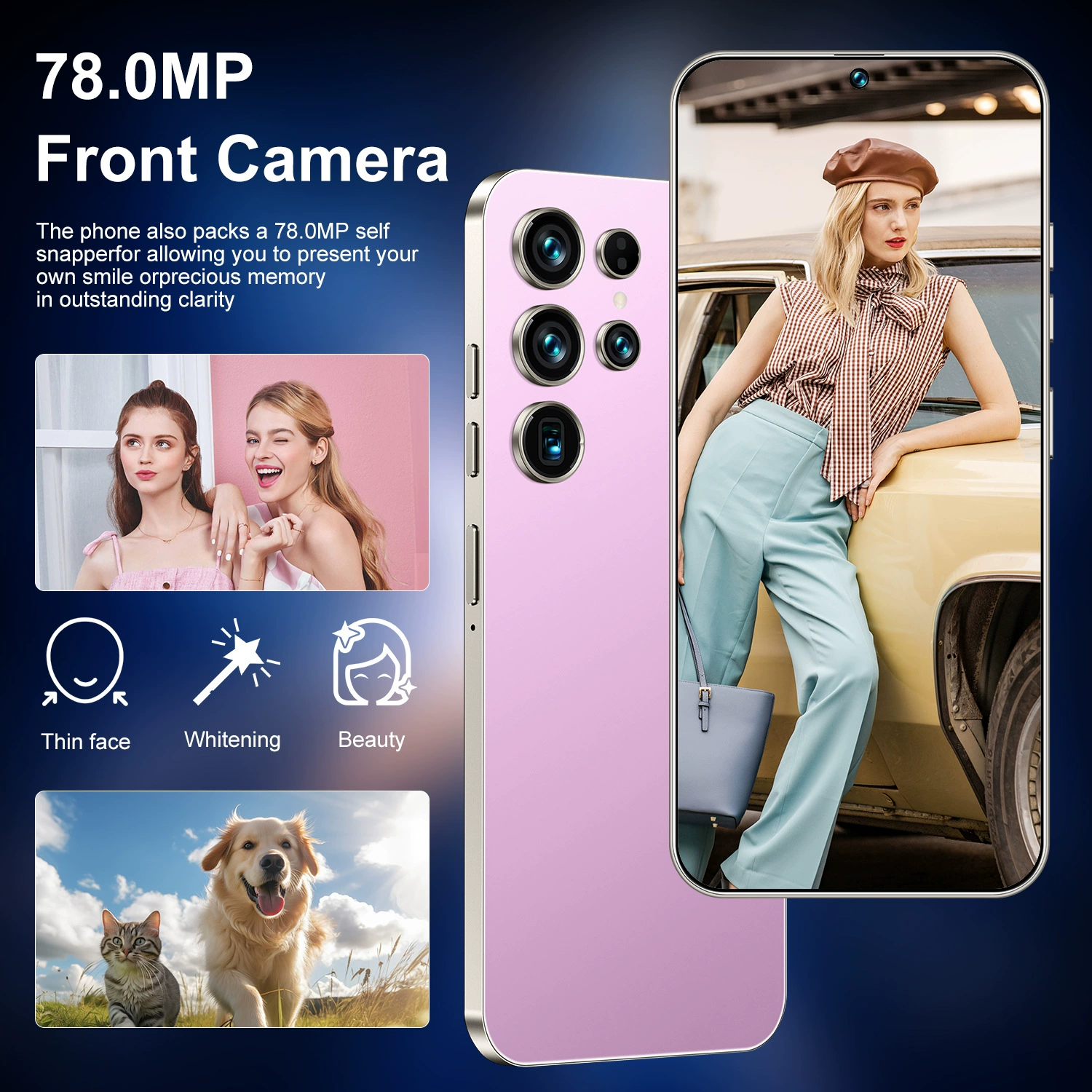 Смартфон S26 Ultra глобальная версия, Android 13, 16+1T, завод-производитель
