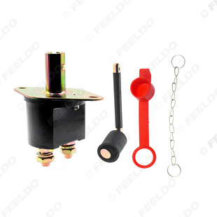12V/24V car battery switch hand-operated battery power off switch truck power main switch with chain