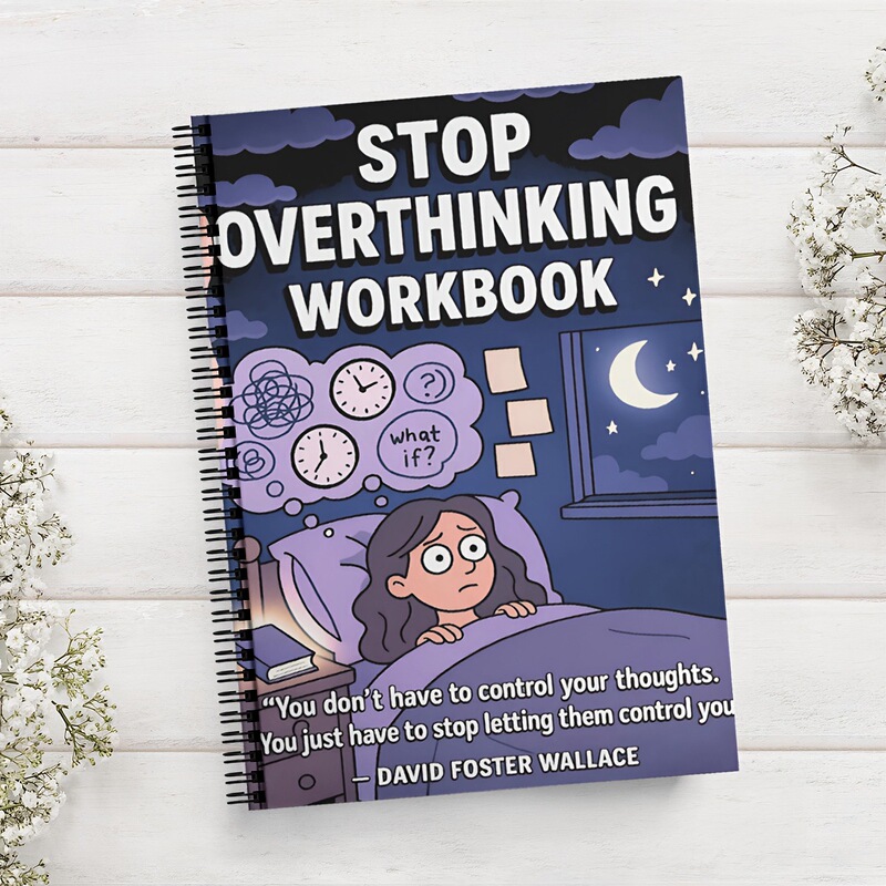 Exclusive cross-border supply of exercise books for stopping overthinking, anxiety relief, and stress management Exclusive cross-border supply of exercise books for stopping overthinking, anxiety relief, and stress management