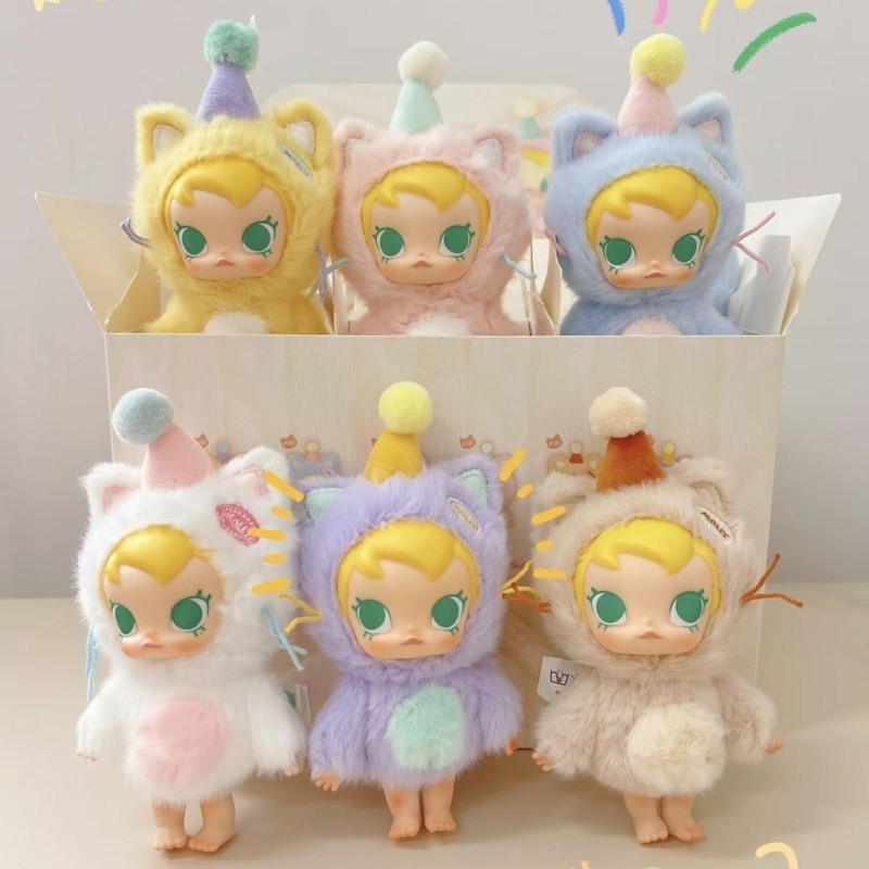 ラブコーラビニールフェイスシリーズブラインドボックスラブハートマカロンぬいぐるみペンダントおもちゃ|undefined