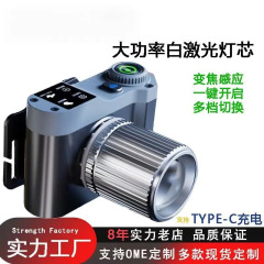 国境を越えた屋外のヘッドライトの強い光のヘッドライトの長い航続リチウム電気誘導のヘッドライトの屋外の専用のヘッドライトの長い航続の強い光