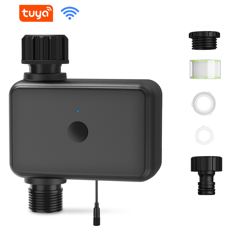 wifi款单路水阀定时器USB5V供电园艺浇灌系统智能灌溉器自动浇花|undefined