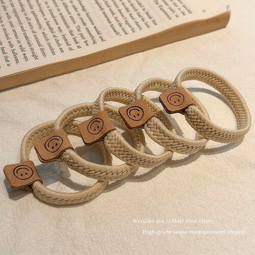 Korean version of high-end hair ties and hair ties ins high-looking and temperament hair ties for women, versatile and simple high ponytail rubber bands