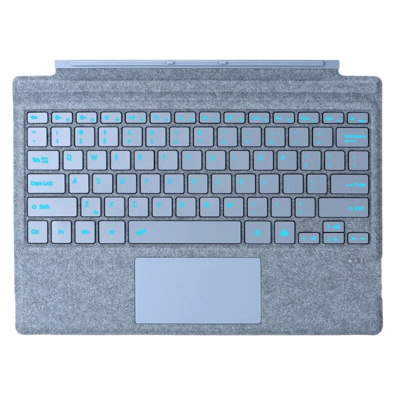 Кейс для Bluetooth клавиатуры (Microsoft) Surface Pro/Go, подсветка, беспроводной, батарея 350 мАч
