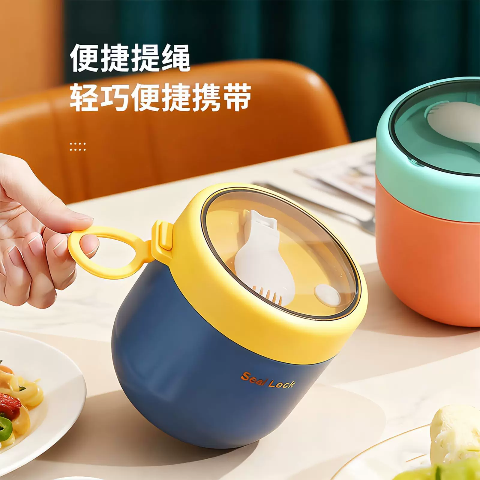 现货批发304不锈钢保温碗宽口早餐杯酸奶碗粥罐便携保鲜碗小饭盒