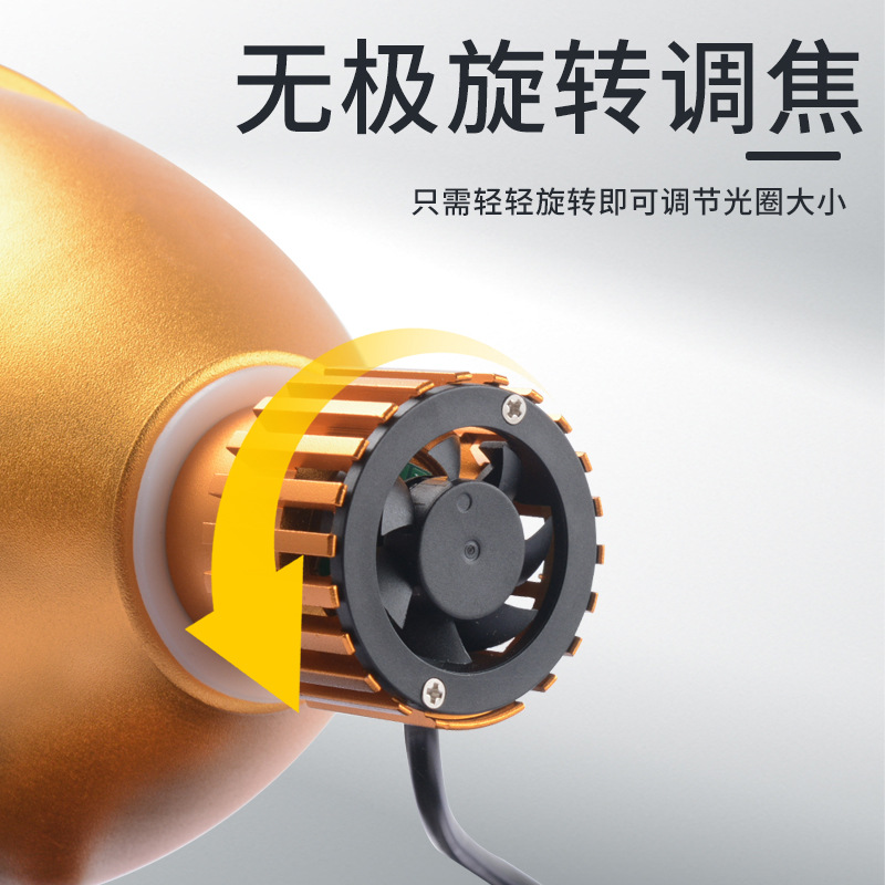 12V faro montado en la cabeza 16-Core luz fuerte súper brillante Lámpara de pesca de punto grande de largo alcance LED lámpara de minero de batería externa image 6