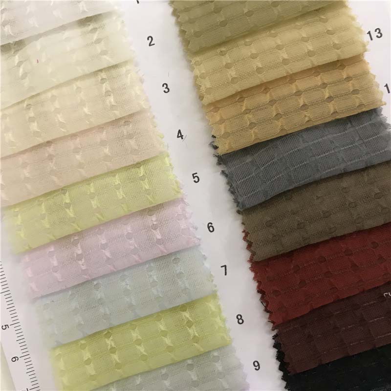 小洞布面料19颜色现货供厂家直销上衣连衣裙时尚面料802T0095