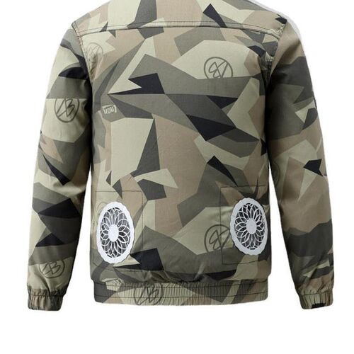 Summer air-conditioned clothing wholesale can be equipped with a fan for cooling, men's and women's thin outdoor work labor protection work clothes