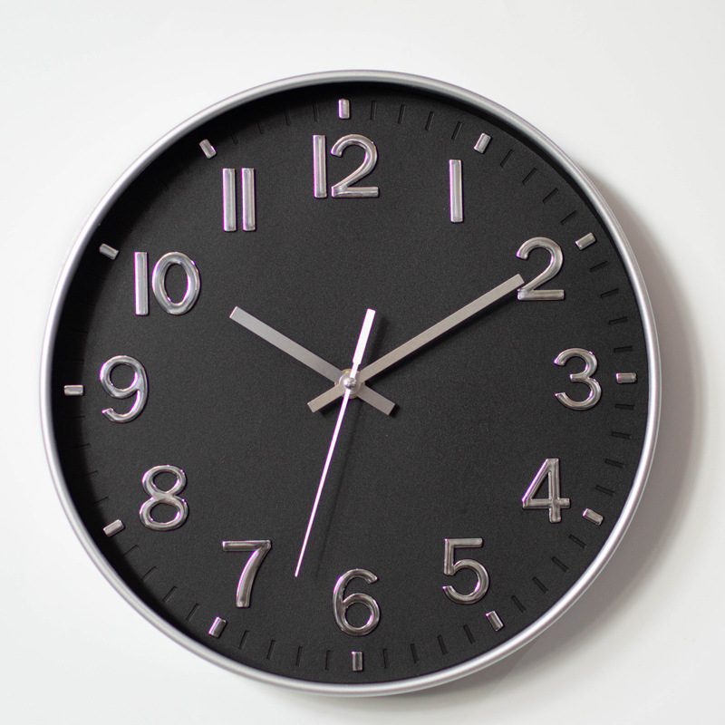 Reloj de pared para el hogar de 30CM Reloj para colgar en la pared Reloj para colgar en la sala de estar Reloj de pared Reloj creativo Reloj de cuarzo silencioso