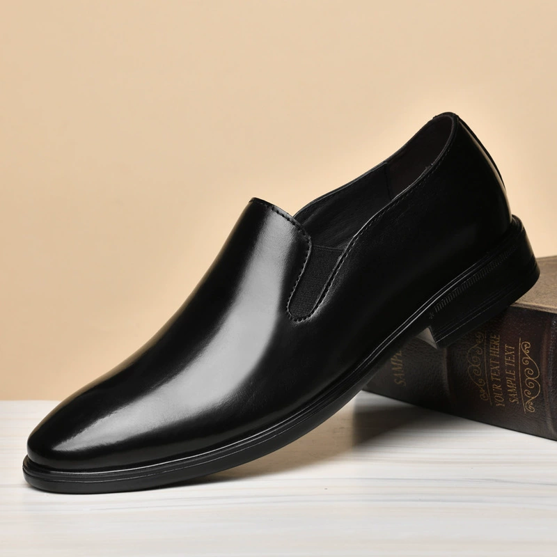 2106 Мужская обувь Деловая кожаная обувь Классическая повседневная обувь Весна и осень Низкие штанины с острым носком Цветная Полированная кожа с лицом Однослойная обувь в европейском и американском стиле