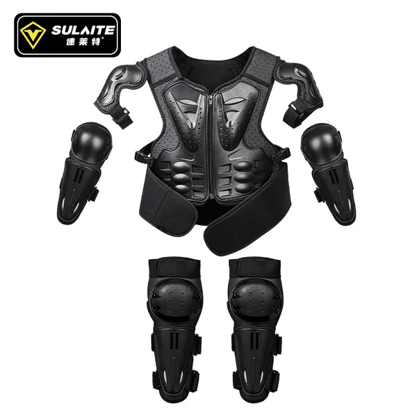 Children's Armor Clothing Balance Car Pulley Anti-fall Waist Vest Bicycle Riding Chest Leg Protection Armor suit