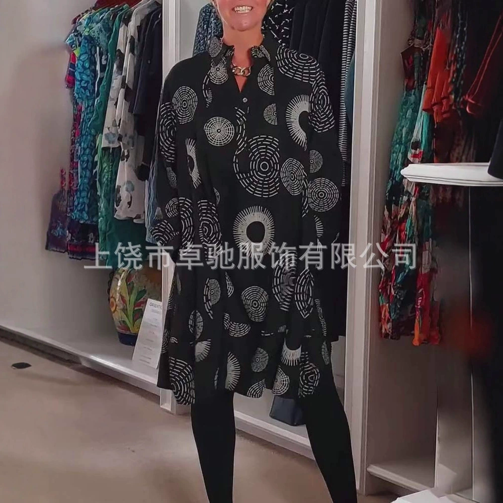 Летнее женское платье 2025 года с 3D-цифровым принтом, градиентным цветом и асимметричным узором, поддерживает индивидуальный дизайн (европейский и американский рынки)