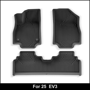 Kia EV3 (25 model) üçün xüsusi TPE avtomobil döşəmə və baqaj matları