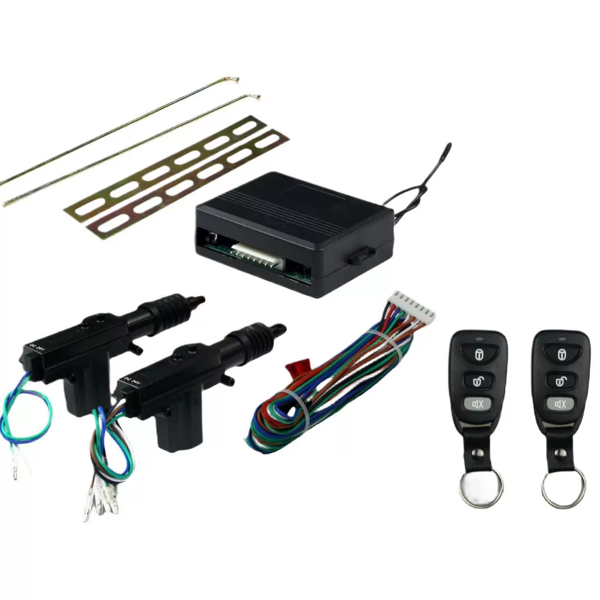 24V remote control central control lock Flash prompt function Large truck Professional manufacturer, stable quality and durable smart