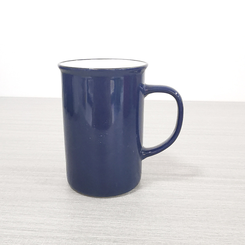 Taza de agua de procesamiento de lotes pequeños tazas de cerámica LOGO taza de agua taza de marca blanca taza de cerámica taza de café