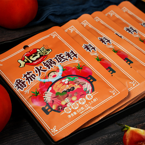 Tomato hot pot base seasoning for home use, clear oil, non-spicy, clear soup, small hot pot, three fresh mushroom soup, Sichuan peppercorn flavor.