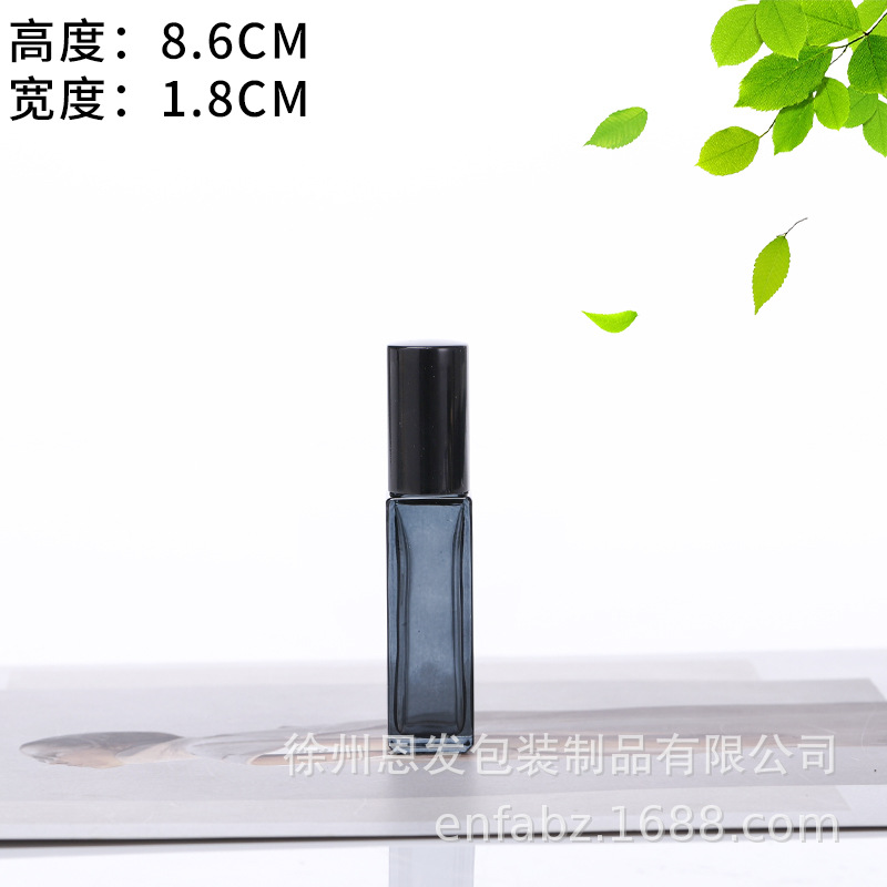 Botella de perfume 5ml 10ml gradiente avanzado botella de spray de perfume gradiente cuadrado botella de perfume de vidrio sub-embalaje