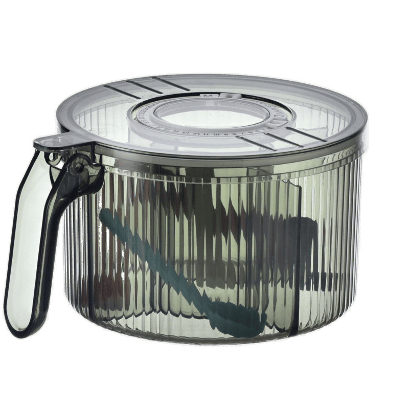 Caja de condimento de lujo ligero, conjunto de combinación de tanque de condimento de cocina para el hogar, caja de almacenamiento de condimentos de pimienta MSG de sal de rejilla múltiple todo en uno