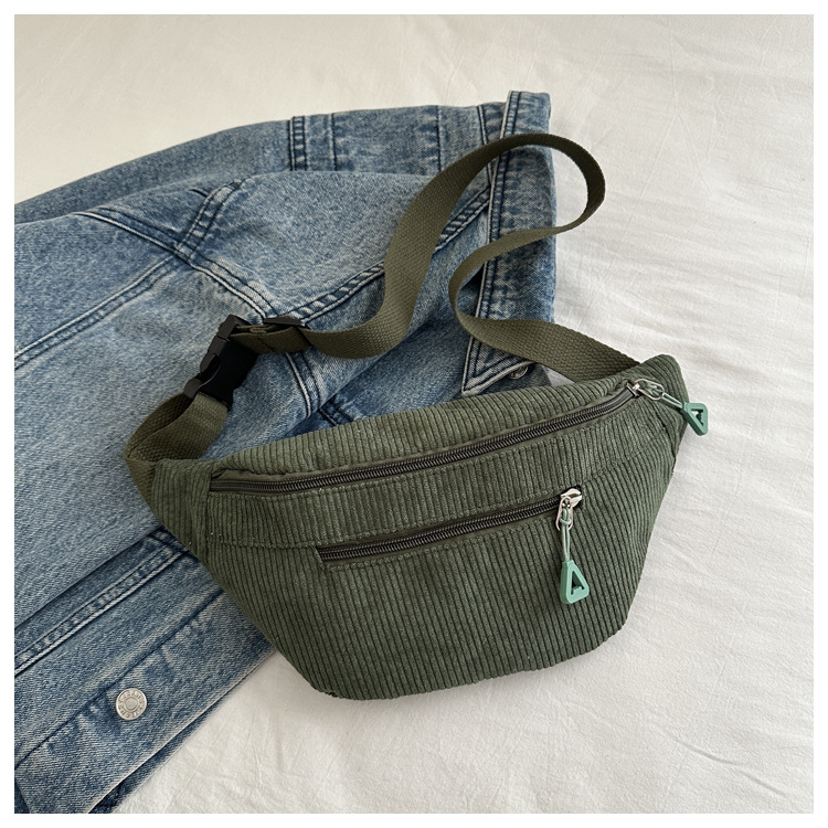 Bolsa de pecho de lana 2024 nuevo retro pequeño fresco coreano bolso casual simple bolso de lana ligero