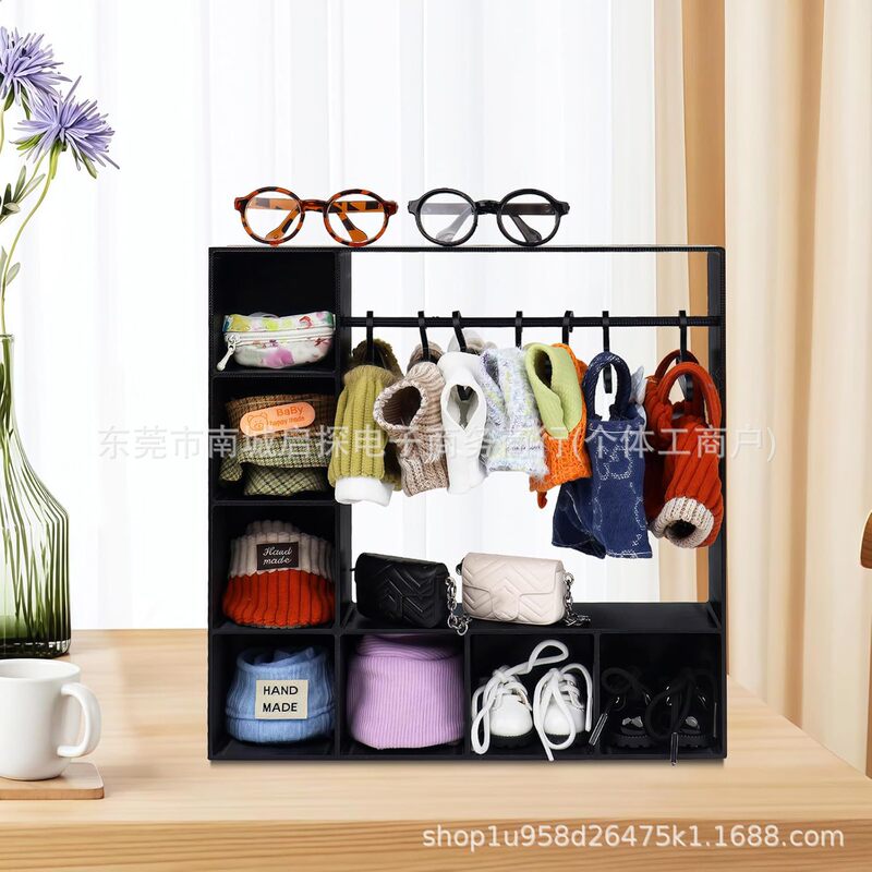 Cross-Border Doll Accessories Display Box Doll Accessories Display Box Character Clothing Storage Cross-Border Doll Accessories Display Box Doll Accessories Display Box Character Clothing Storage