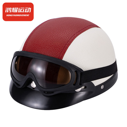 Foreign trade new hard hat cycling helmet gray men and women season warm half helmet four seasons universal protective detachable scarf
