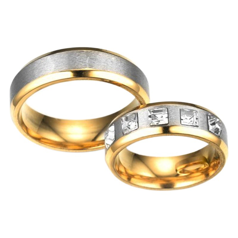 Anillo de acero titanio liso, sencillo y elegante para mujer, anillos de pareja de estilo coreano moderno y elegante, joyería transfronteriza al por mayor