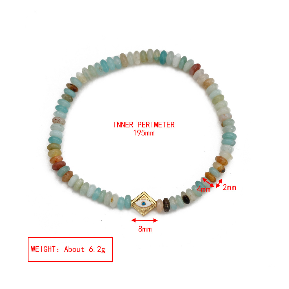 Fashion Eye Copper Beaded Bracelets 1 Piece