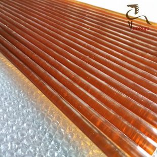 Tea Amber polyethersulfone PES Rod PES plate manufacturers Amber PES polysulfone plastic rod processing