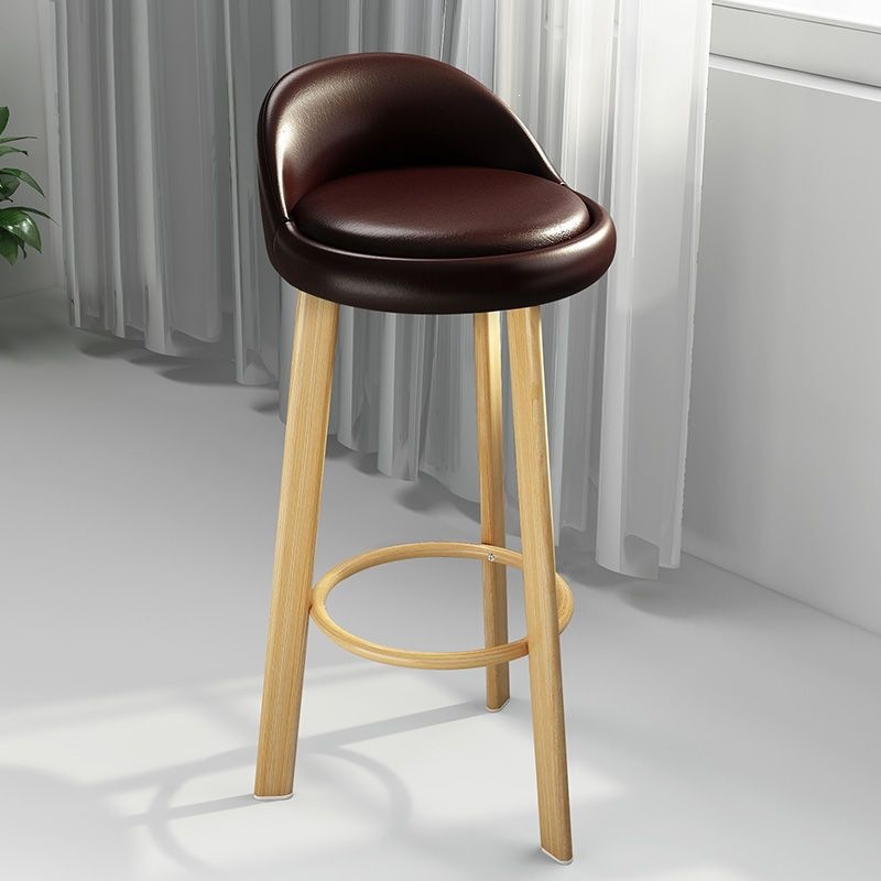 Brown leather-log wood color
