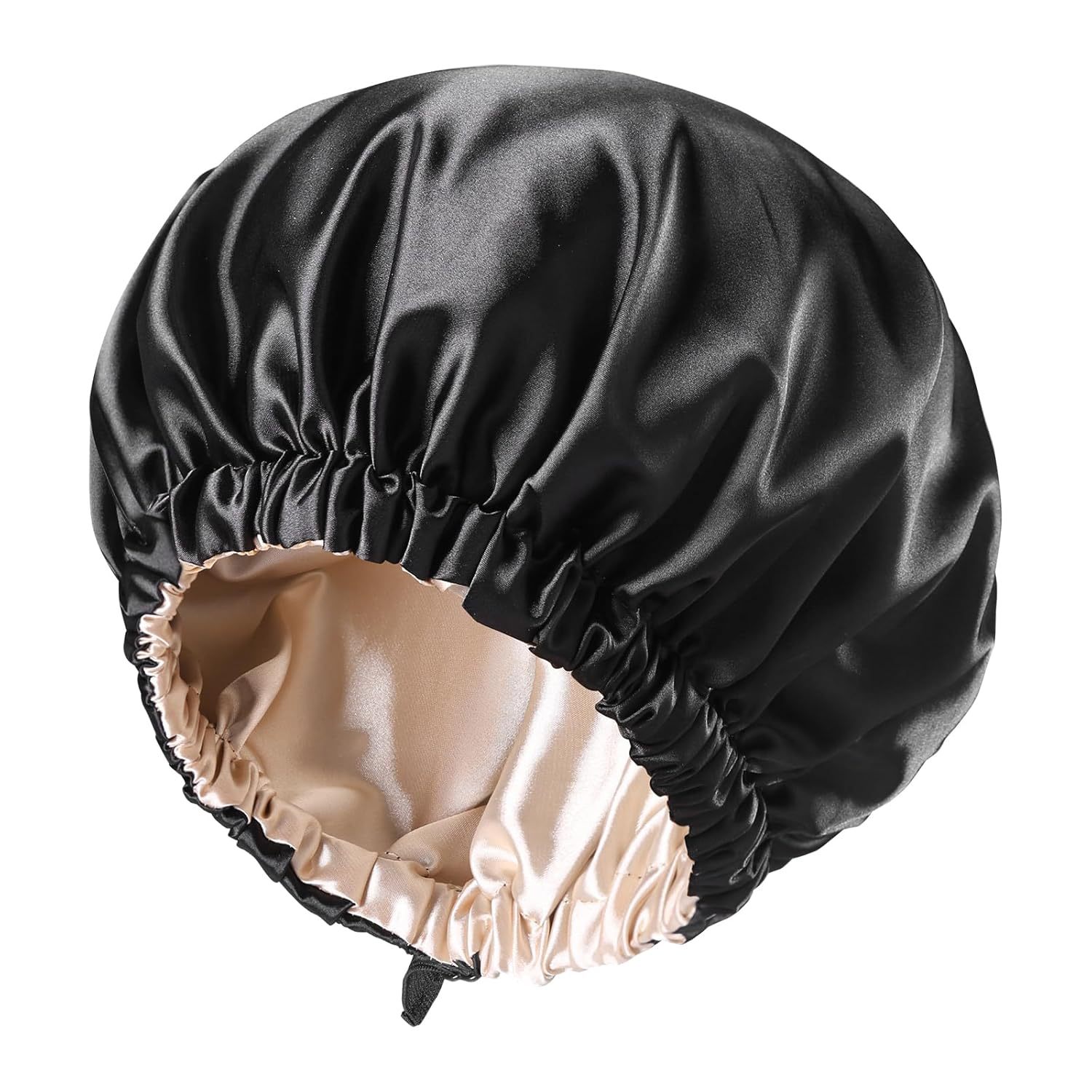 Amazon's Best-Selling Double-Layer Nightcap, Cross-Border New Adjustable Versatile Imitation Silk Hair Care Cap, Factory Direct Sale