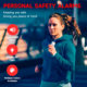 Anti-wolf artifact female student self-defense alarm screaming portable carry-on anti-bad person outdoor self-defense supplies safety