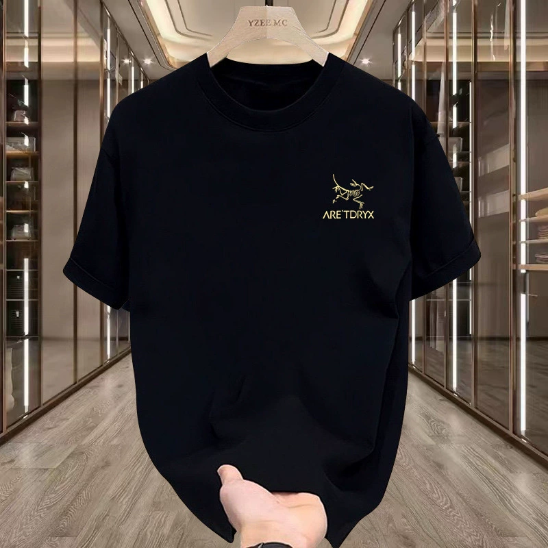 Футболка Niaojia 260 г, мужская и женская, с коротким рукавом, лето 2024, новая американская, плотная, свободного кроя, парная, оптом