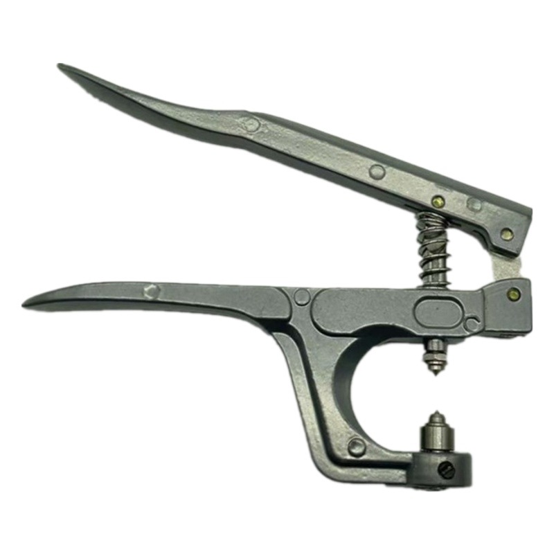 Yuquan nuevo bádminton raqueta de goma línea cambio partículas protector uñas presión lateral campana boca alicates herramienta gris oscuro