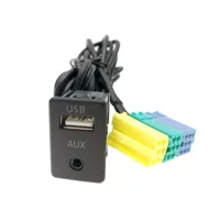 Применимо к Hyundai Kia 20-контактный автомобильный CD-чейнджер автомобиля AUX + USB входной интерфейс аудиокабеля