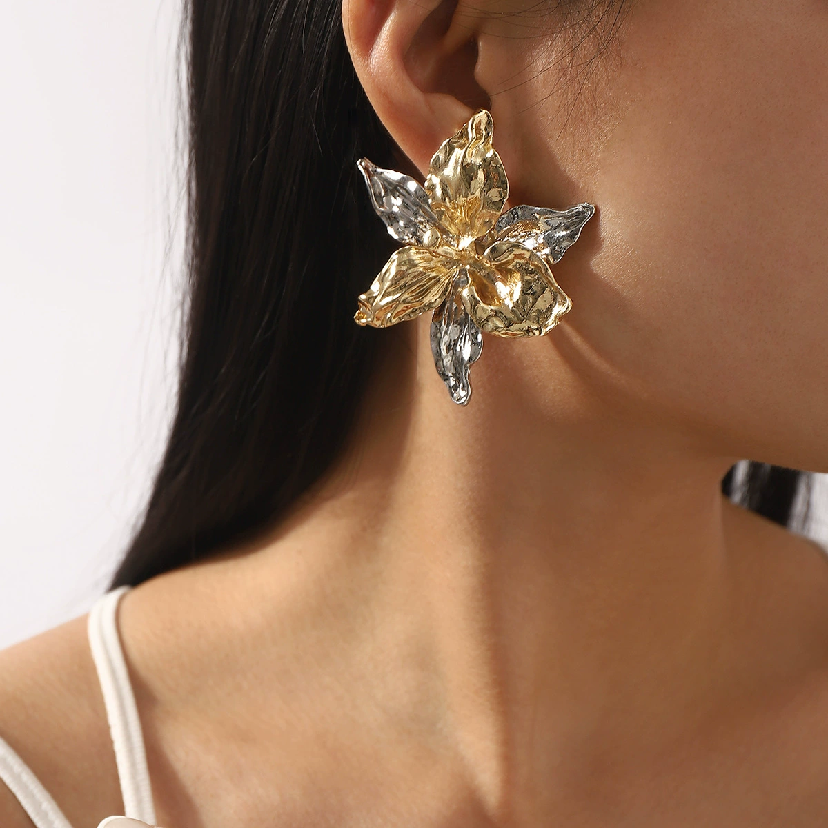 (Cross-border trading), creative design beach summer fashionable earrings, flowered