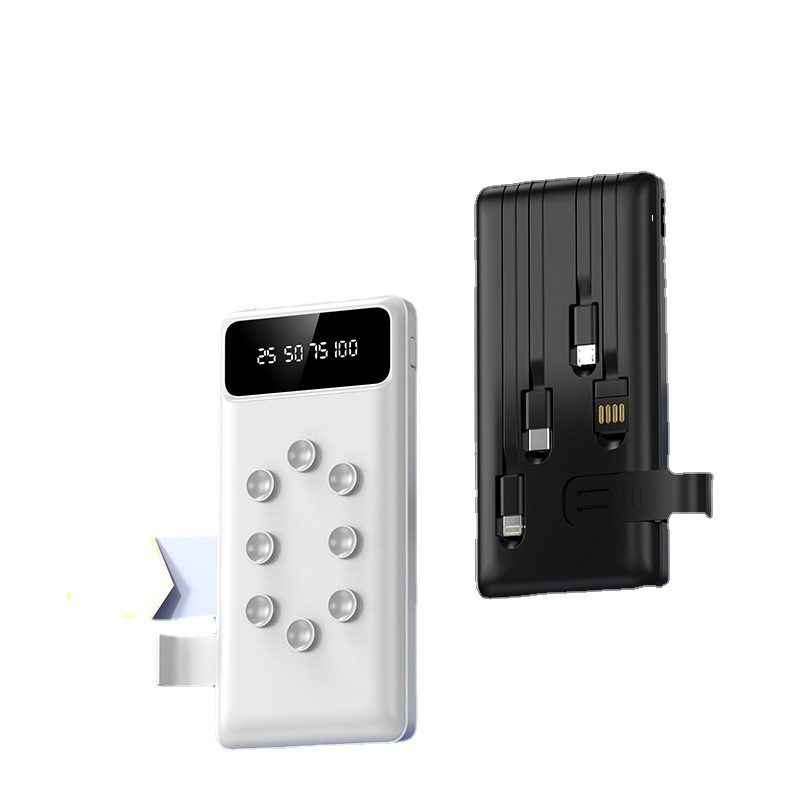 Cuatro líneas de alimentación portátil al aire libre varios teléfonos móviles cargadores universales bracket chuck 5w potencia batería de litio