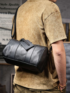 Genuine one-shoulder bag, backpack, leather purse, genuine leather, simple and elegant design