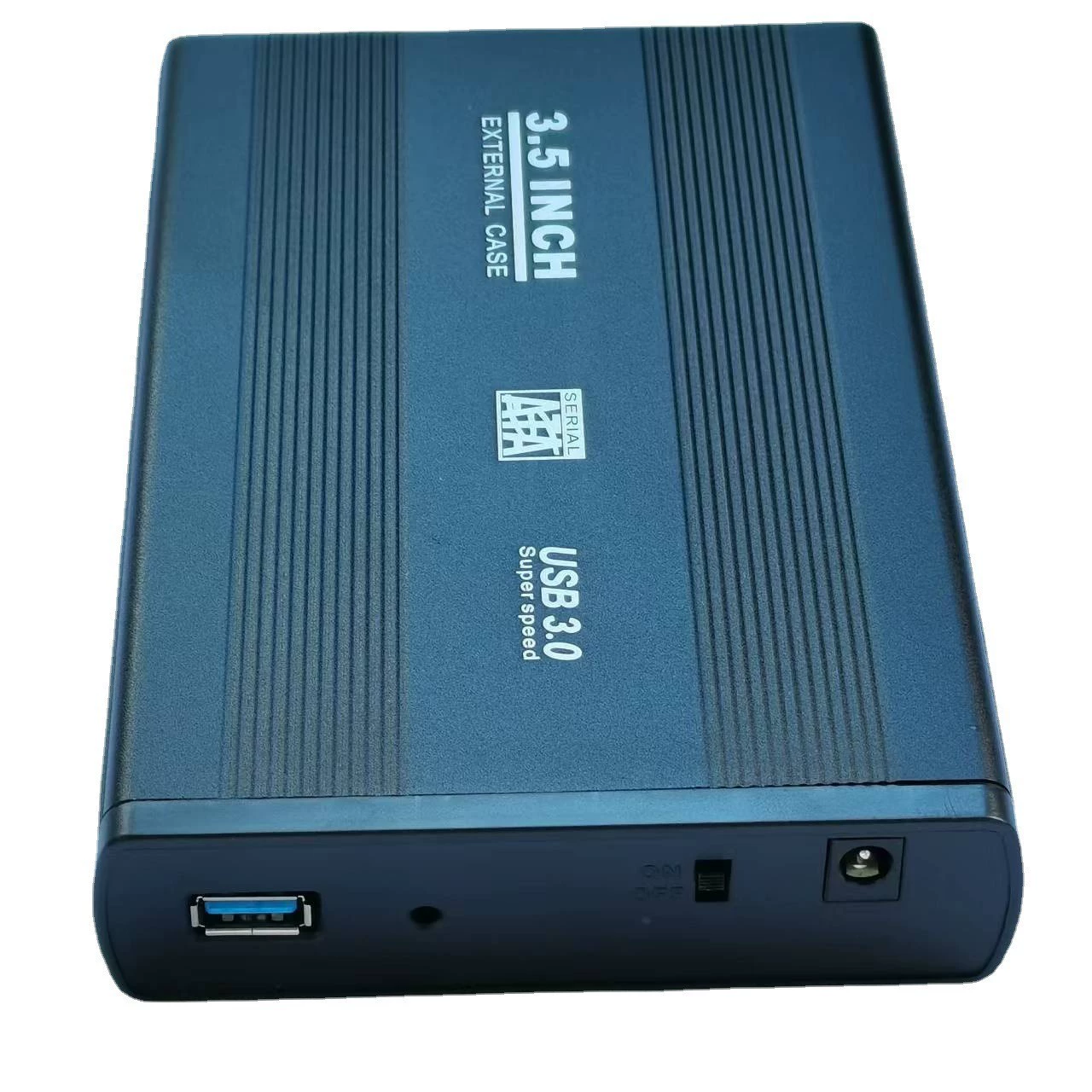 Настольный корпус из алюминиевого сплава DC12V, блок питания 3,5 дюйма SATA, USB3.0, корпус для жесткого диска