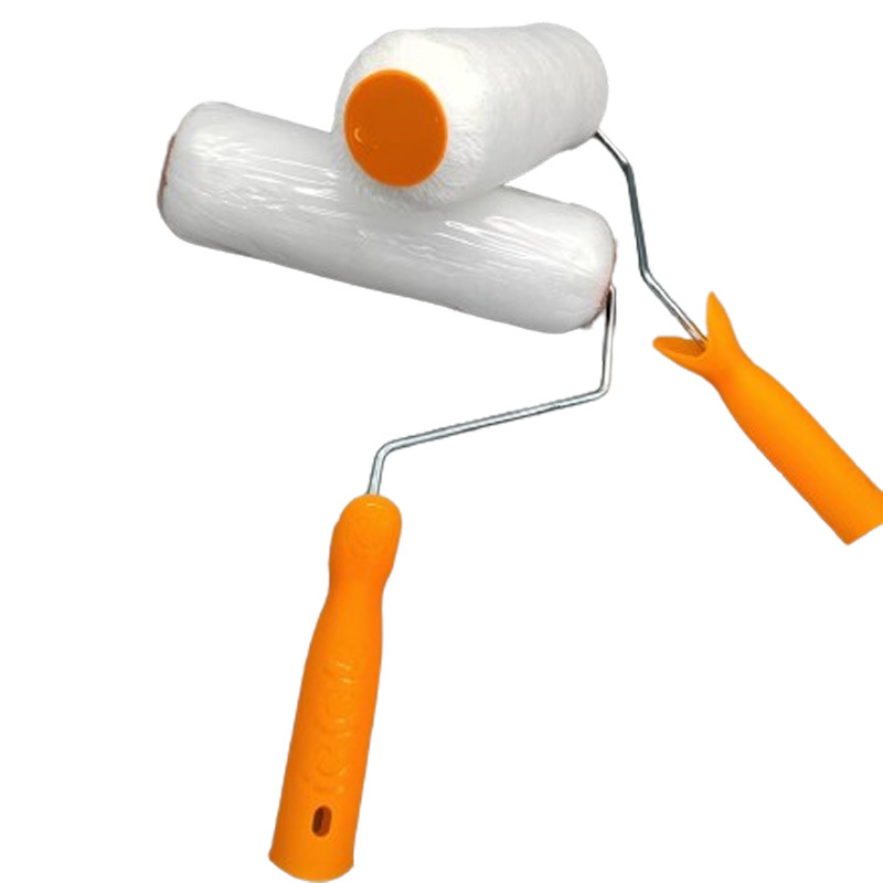 9 pulgadas cepillo de algodón de rodillo un cepillo de rodillo de dibujo de algodón de pelo largo de alta calidad cepillo de rodillo de pared