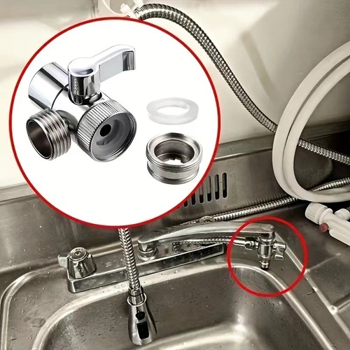 Cross-border sink faucet external splitter household handheld shower device shower head accessory wholesale