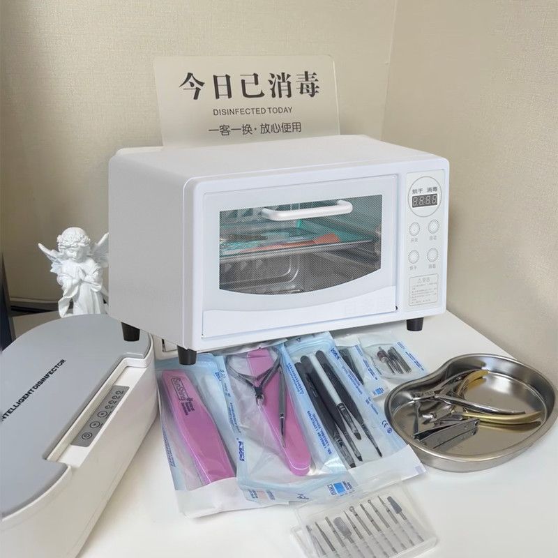 흰색 10T 소독 + 건조 랙 + 트레이 - 공식 표준