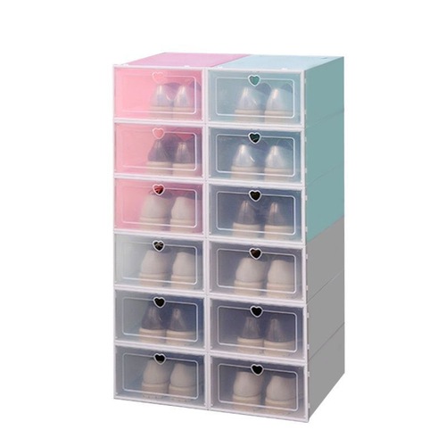 透明鞋盒收纳大量批发收纳盒多层简易鞋架鞋柜寝室家用防尘收纳盒