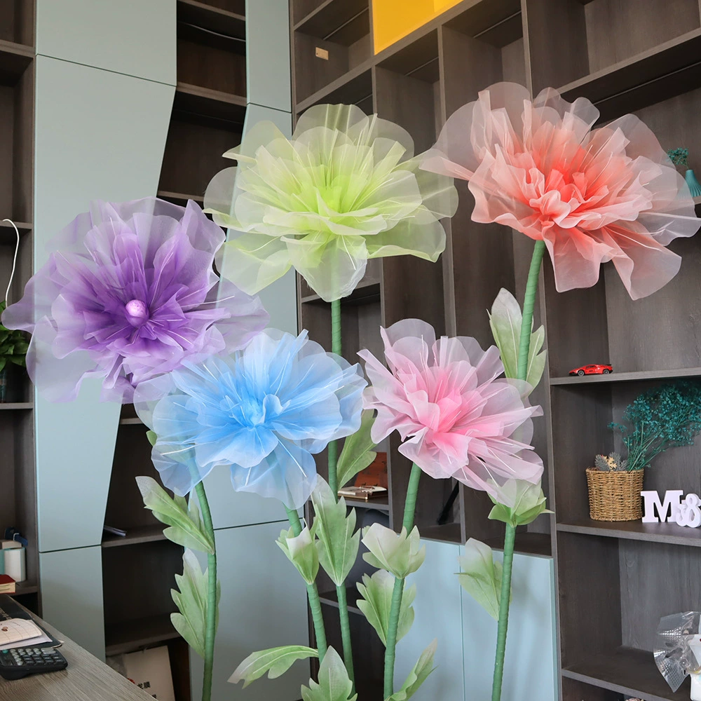 Окно с искусственными розами для свадебного декора, оформление мероприятий на открытом воздухе, сетчатые розы, большие искусственные цветы для выставки