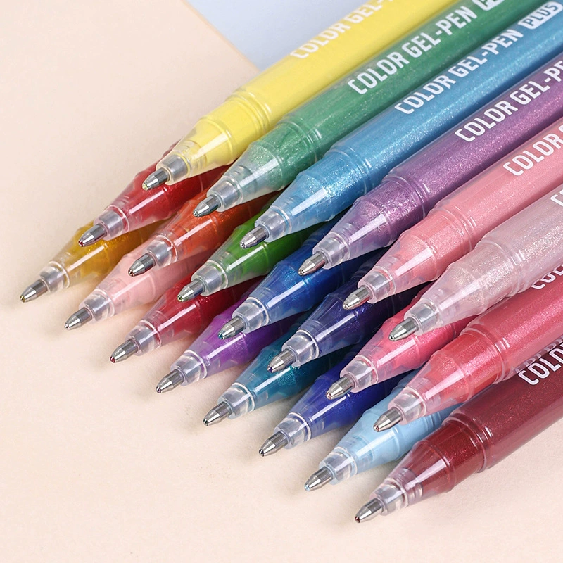 蓝果 Flashing high quality nail sequins for students, watercolour, crayons, 36, 72 colors, hand painting