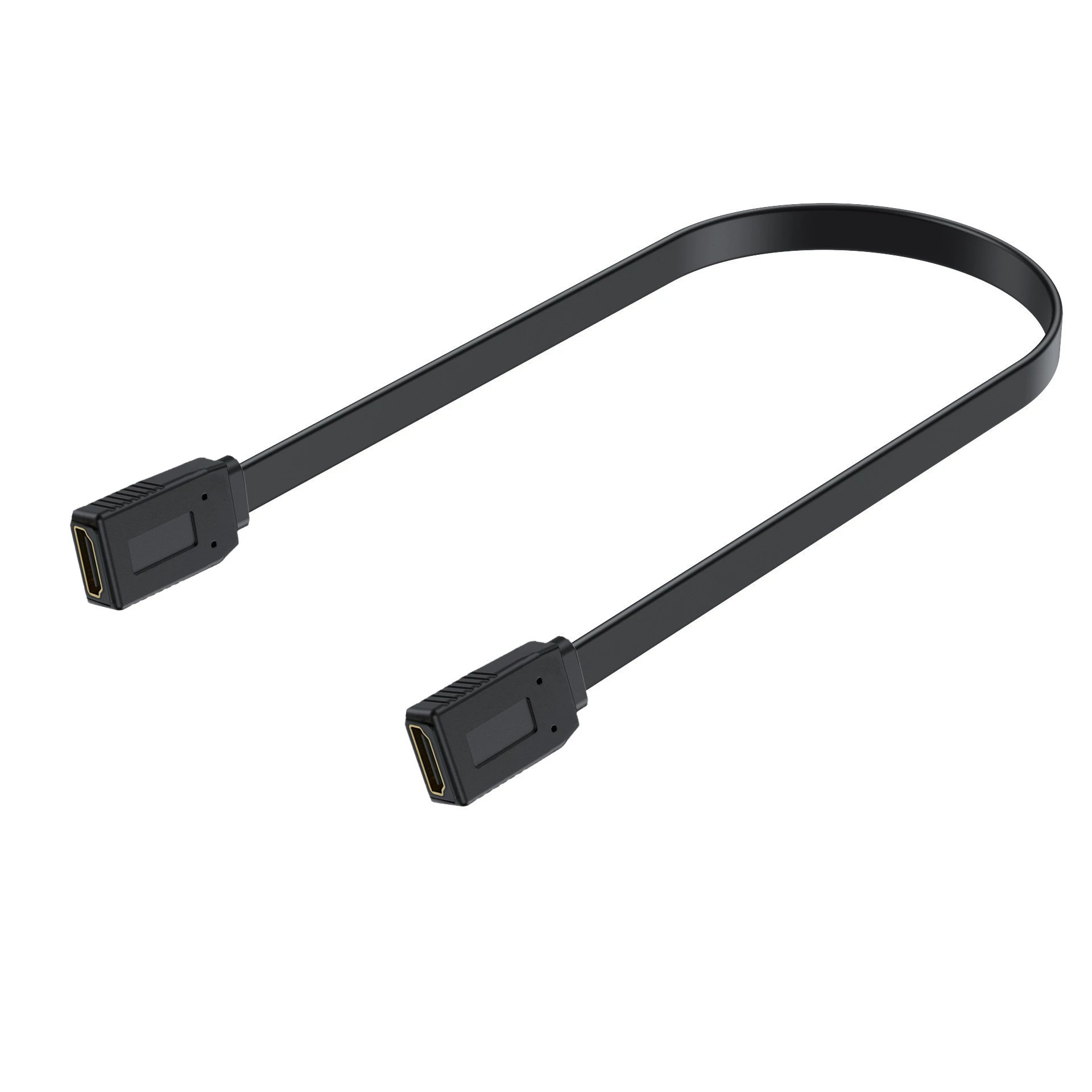 Плоский - высокоскоростной HDMI 2.0 версии для расширительной линии матери с фиксированной панели отверстий, провод поддерживает 4K2K 60Гц