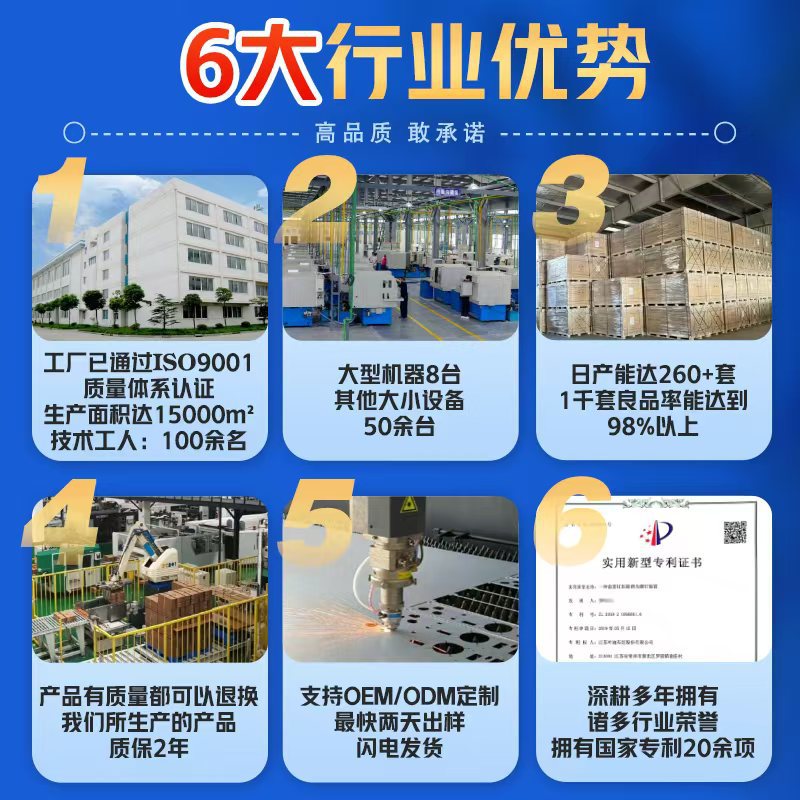 跨境亚马逊temu室内标识牌无边金属+PVC门头招牌金色烤漆背发光字