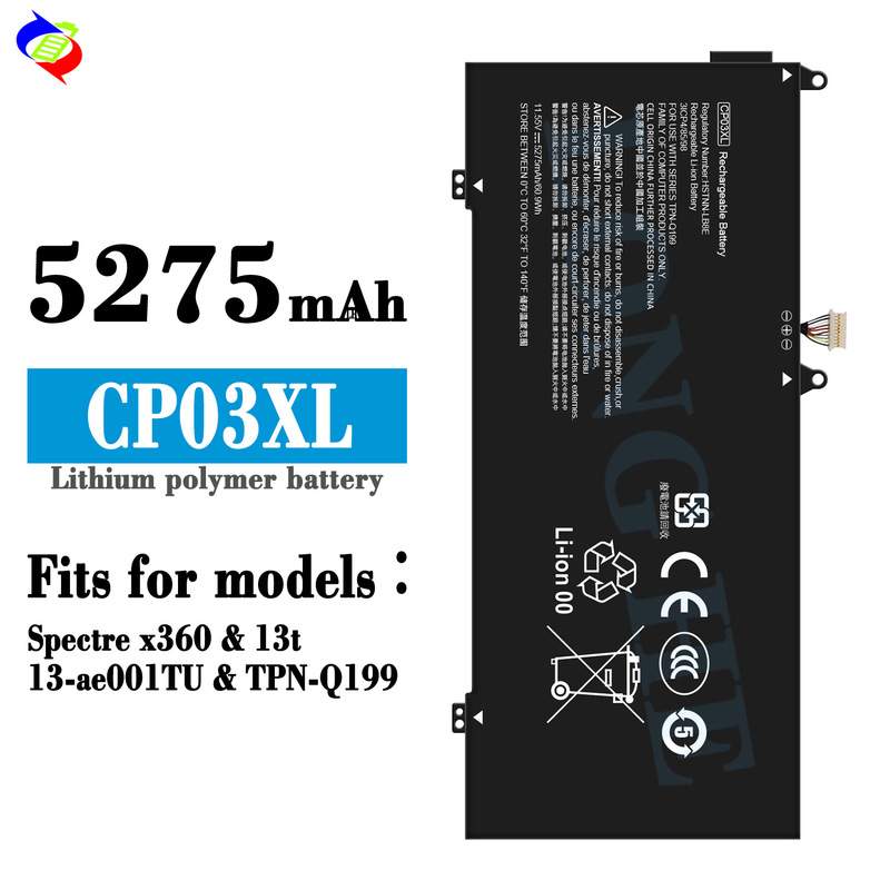 Suitable for Hp Spectre X360 13T/13-Ae001Tu/Tpn-Q199 Notebook Battery Cp03Xl