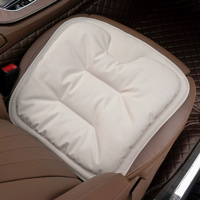 Rear Seat Cushion, Seat cushion, seat cover - perforated-leather-ideal-white-front-seat-cushion-single