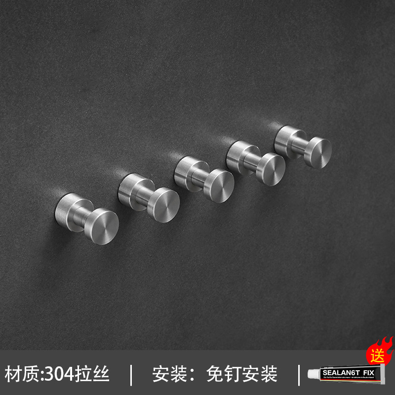 Estante de baño dorado, sin perforaciones, todo el gancho de la llave de cobre, armario creativo individual, dormitorio principal, colgante de sombrero al por mayor