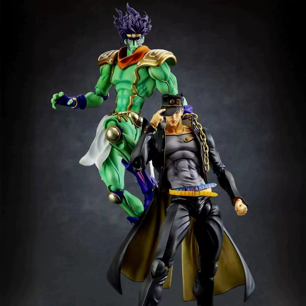 JOJO's Bizarre Adventure большая подвижная фигурка ~25 см, Платиновая Звезда Джотаро Куджо
